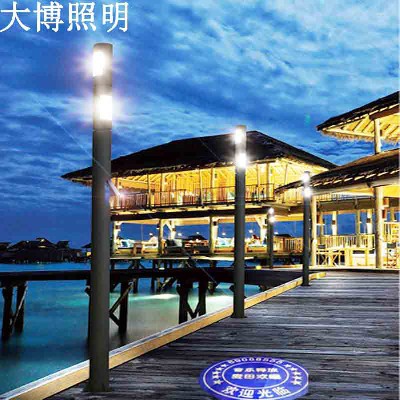 LED現(xiàn)代庭院燈景觀(guān)燈圓柱款特色智能文化LOGO投影庭院燈廠(chǎng)家批發(fā)